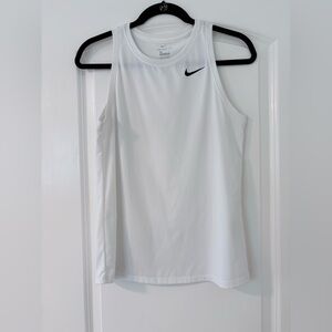 Nike Women's White Athletic Tank Top